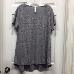 Lularoe classic t - silver/gray